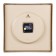 Watching clock, interior "arabesque", silent, 30 x 30 cm