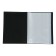 Folder with 40 A4 inserts, 500 μm, calligrata, texture "sand", black