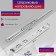 Ballic guides, complete advance, l = 500 mm, H = 35 mm, 2 pcs. In the set