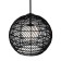 Suspension lamp Maytoni Mod204PL-01B1, 1xG9, 28W, 30x30x345 cm, black color