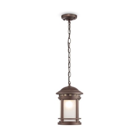 Outdoor O031PL-01BR, 1x60W, 17.7x17.7x130.7 cm, E27, brown brown lamp-1