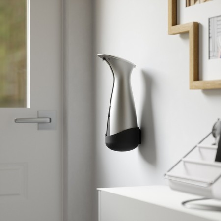 The dispenser for soap touch wall -mounted Umbra Otto, 255 ml, nickel-1