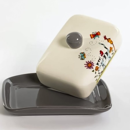 Elrington Maslek "Striped Cat", 17.5x12.5 cm-2