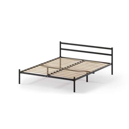 Bed a collapsible metallic meta 1200x2000 black-2