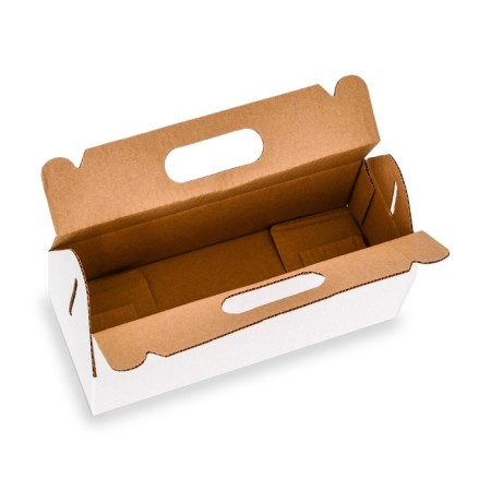 Confectionery packaging "Roulet", white, 30 x 12 x 9 cm-3
