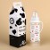A bottle for feeding Gift “I love milk”, classic throat, 250 ml., From 0 months, with a nipple, with handles