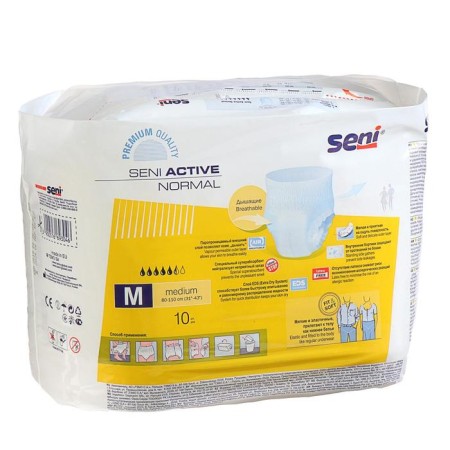 Half panties for adults, Seni Active Normal Medium, 10 pcs.-2
