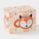 Ceramic Lisenok mug, 520 ml, orange color