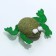 Cat toy "Frog" of cat mint, 4 x 3 cm