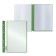 Folder with 10 A4 inserts, 160 μm, calligrata, with perforation, green