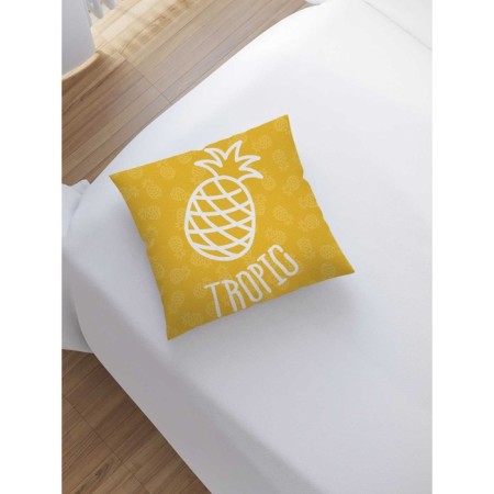 Decorative pillowcase "Tropical pineapple", on a zipper, size 45x45 cm-1