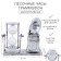 Sanding clock "Gramophone", souvenir, 15.4 x 6.8 x 14.2 cm