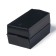 Package for seedlings, 2 l, 10 × 25 cm, polyethylene with a thickness of 60 microns, with perforation, black, Greengo