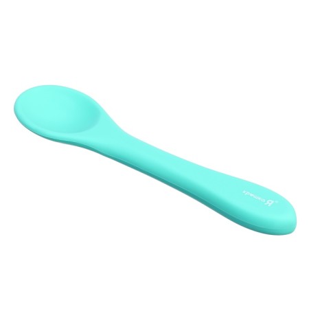 Set for feeding, food silicone, turquoise color-9