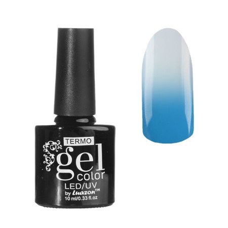 Nail gel-fluids "thermo", 10ml, LED/UV, color A2-035 gray-lavender