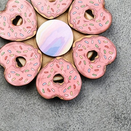 Hot “Donut” stand, 12 cm, juniper-2