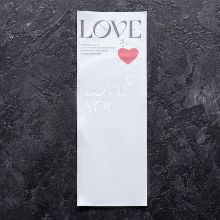 Packet stake, for flowers, white, 14*40cm-2