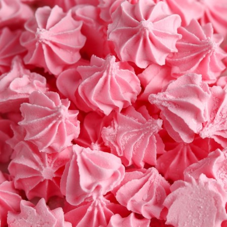 Mashless pink sugar konfinetta for decor of cupcakes, cake, cakes and drinks, 30 g.-1