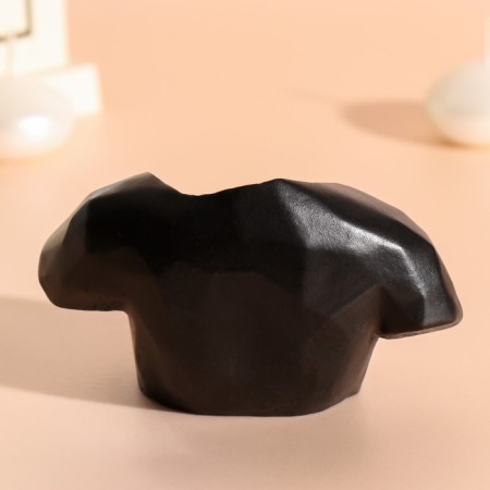 Milk "Bust" 6.5x11 cm black matte-3