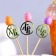Decoration for the cake "Decor on a stick. HB ”, set 6 pcs.