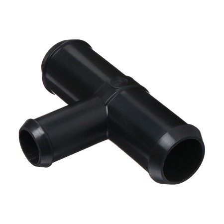 T-shaped tee, for a hose 1 "(25 mm)-3/4" (19 mm)-1 "(25 mm), plastic-1