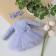 Body dress with a Kinderlitto “Trio” head, height 86-92 cm, lilac color