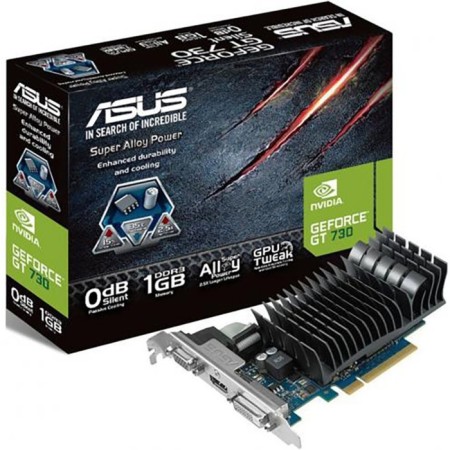 Video card ASUS GEFORCE GT730SL-2GD5-BRK, 2 GB, 64BIT, GDDR5, DVI, HDMI, VGA