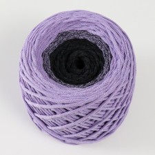 Cotton cord 3 mm 220m/240 ± 5 g gradient (lavender/graphite)