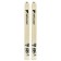 Hunting wood-plastic skis, 165 cm, with a notch, the color of mix