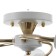 Estel chandelier 5he27 40W white-gold 60x60x23 cm Bayerlux
