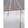 PET box with handles, gold, 20 x 20 x 9 cm
