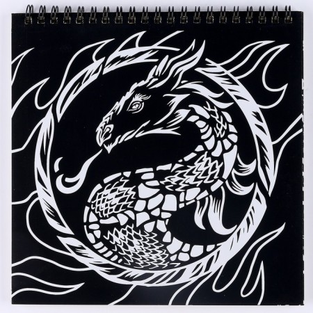 Substanton Gravru-coloring “Dragons in the real world”, 19 x 19 cm-3