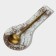 Standing under a spoon Magistro "Marble", 24 × 11 × 1 cm, white color