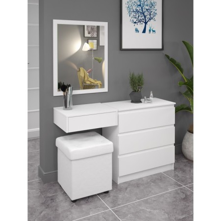 Toilet table, 700 × 383 × 180 mm, white color-5