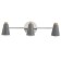 Sport "Conus" 3x40W E27 Gray 50x17x17 cm