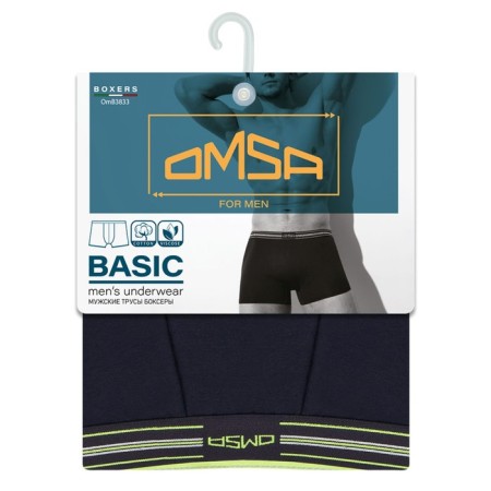 Men's panties Omsa 3833, size 52, color Blu Notte-2