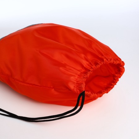 A bag for shoes on a lace, "ZFTS", a reflective strip, red color-2