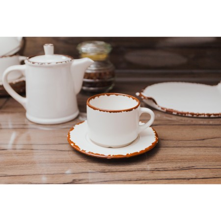 Tea couple Antica Perla, cup 200 ml, saucer d = 15.5 cm-5