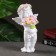 Figure "Angel with roses", 13x9x22cm