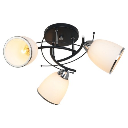 Lyon chandelier 3x40W E27 Chrome-black 36x36x30 cm.-1
