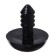 Screw eyes with plugs, set of 20 pcs., Size 1 pc. - 1.4 cm, black color