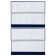 Planing Undetted 64 sheets on the crest IDEAL New, solid cover, artificial leather, block 70 g/m2, blue