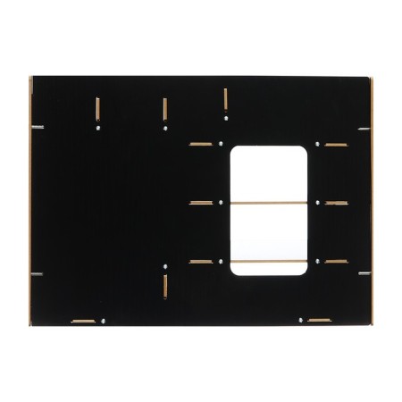 Organizer-Claus desktop DEVENTE. Mega 37 x 28.1 x 27 cm, MDF, black, cardboard box-3