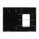 Organizer-Claus desktop DEVENTE. Mega 37 x 28.1 x 27 cm, MDF, black, cardboard box