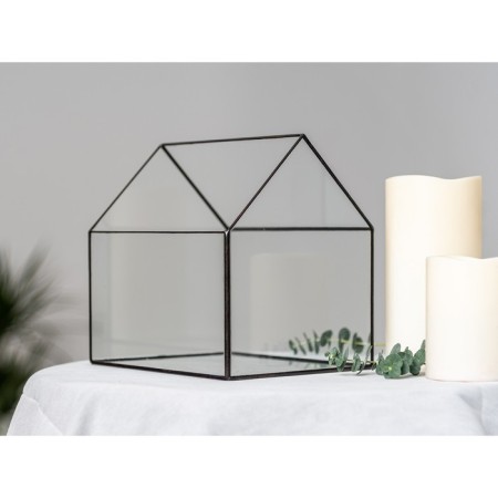 Florarium "House" (seams copper)-1