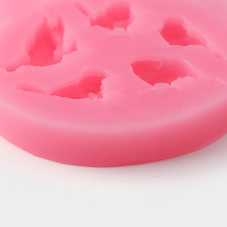 Mold Dolyana "Five Birds", silicone, 6 × 5.5 × 1 cm, color mix-2