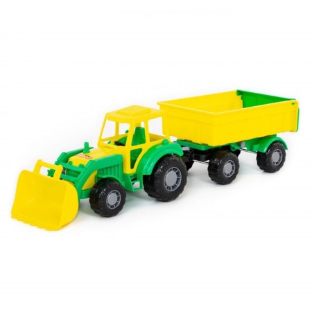 Tractor "Master" with trailer No. 1 and bucket, mix