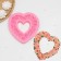 Mold "Pink Heart", silicone, 16 × 16 × 2 cm, color mix