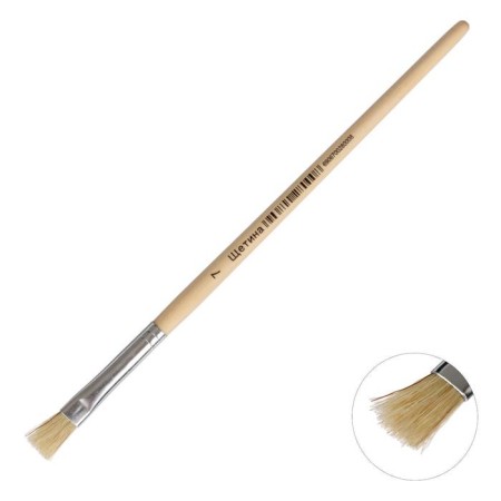 Brush brush No. 7, flat