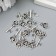 Decor for creativity Metal "Cly bending" silver 5522M007 2.2x0.9 cm